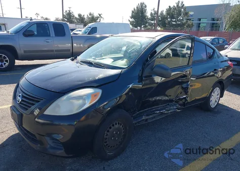 2014 Nissan Versa 1.6 S+ from USA, damaged, VIN 3N1CN7AP1EL813878